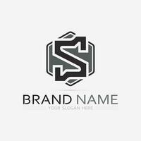 Business corporate S letter logo vector