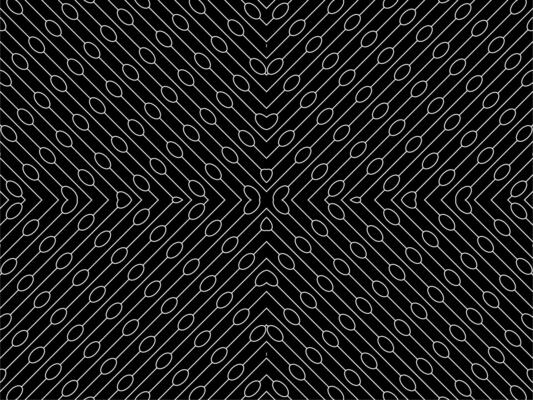 Oval and Lines Motif Pattern, can use for Contemporary Decoration, Ornate, Background, Fashion, Textile, Fabric, Tile, Wallpaper, Cover, Wrapping, Carpet, etc.