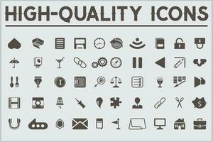 High quality Line Editable Icons vector