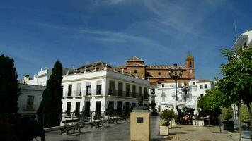 A typical Andalusian village square video