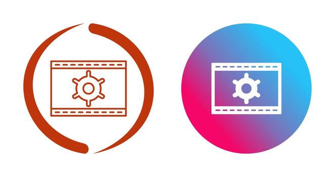 icono de vector de optimización web único