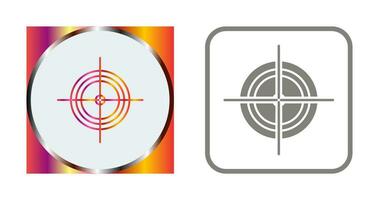 Unique Target Vector Icon