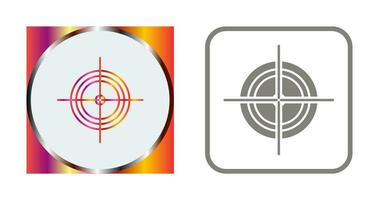 Unique Target Vector Icon