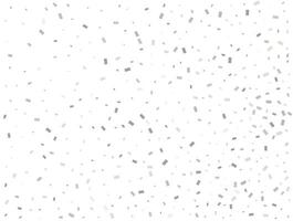 Light silver Rectangular glitter confetti background. White festive texture. vector