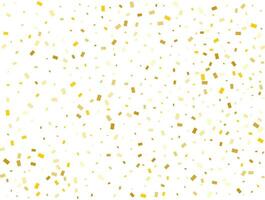 Light Golden glitter Rectangles confetti background. Pastel holiday texture. vector