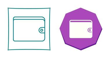 Unique Wallet Vector Icon