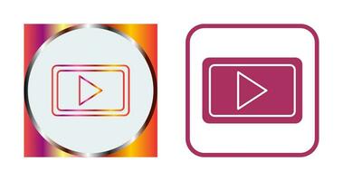 Unique Video Communication Vector Icon