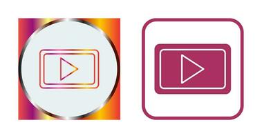 Unique Video Communication Vector Icon