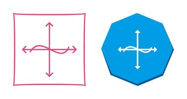 Unique Graph Vector Icon