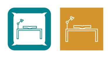 Unique Study Desk Vector Icon
