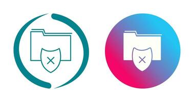 Vulnerable Folder Vector Icon