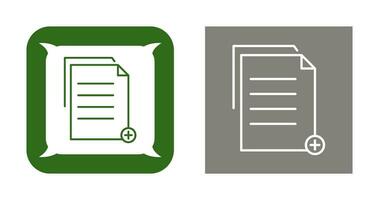 Unique Two files Vector Icon