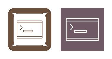 Unique Console Vector Icon