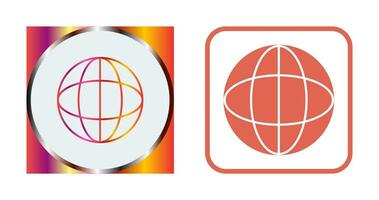 Unique Globe Vector Icon