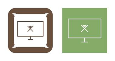 Unique Disconnected Network Vector Icon