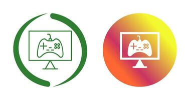 Unique Online Games Vector Icon