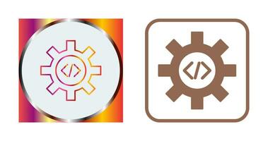 Unique Code Optimization Vector Icon