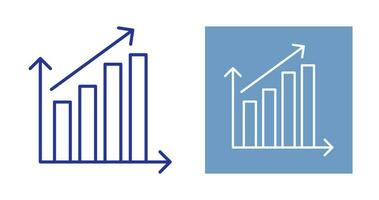 Rising Statistics Vector Icon