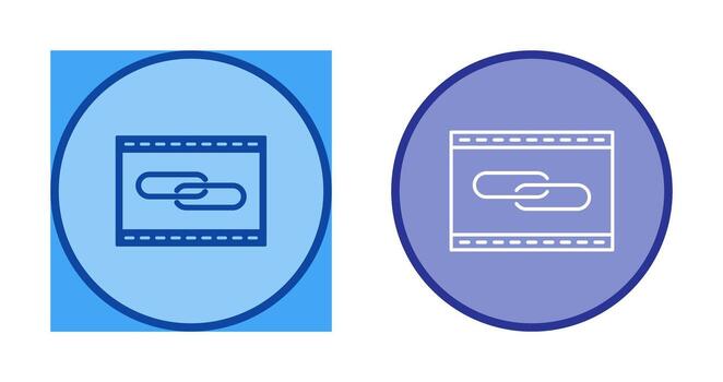 Unique Link Optimization Vector Icon
