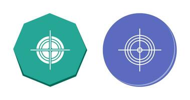 Unique Target Vector Icon