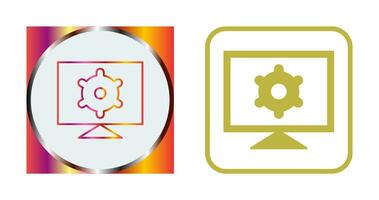 Computer Settings Vector Icon