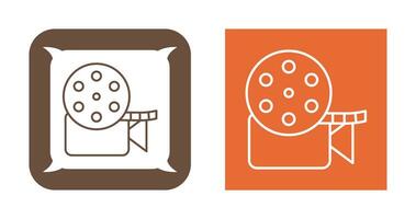 Unique Video Reel Vector Icon