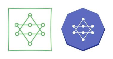 Unique Networks Vector Icon