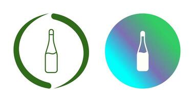 Champagne Bottle Vector Icon