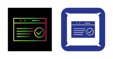 Unique QC Passed Vector Icon