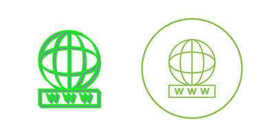 Unique World Wide Web Vector Icon