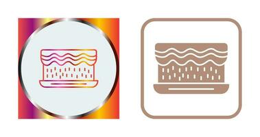 Unique Cream Cake Vector Icon