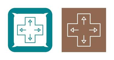 icono de vector de teclas de dirección únicas