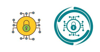 Unique Data Security Vector Icon