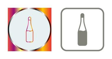 Champagne Bottle Vector Icon