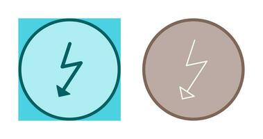 Unique Flash Vector Icon