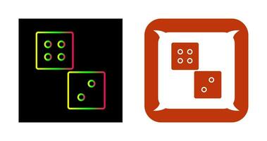 Unique Dice Vector Icon