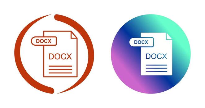 DOCX Vector Icon
