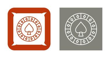 Spade Chip Vector Icon