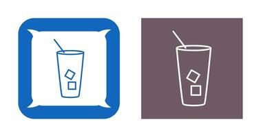 Iced Coffee Vector Icon