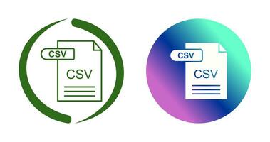 CSV Vector Icon