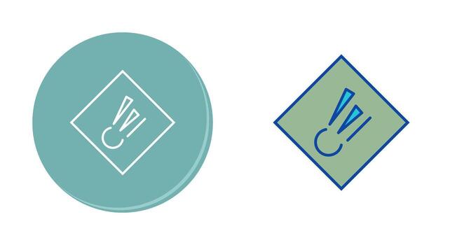 icono de vector de material explosivo