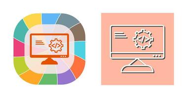 Unique Code Optimization Vector Icon