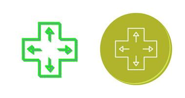 icono de vector de teclas de dirección únicas