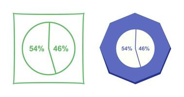 icono de vector de estadísticas de candidatos