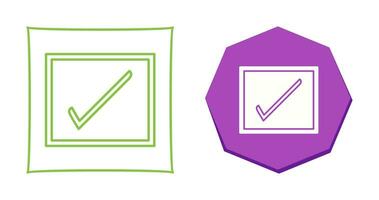 Checkbox Vector Icon