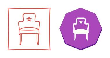 icono de vector de asiento