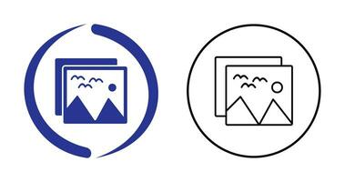 Pictures Vector Icon