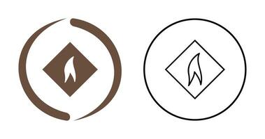 Flammable Material Vector Icon