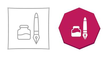 Ink and Pen Vector Icon