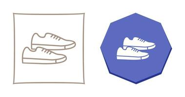 icono de vector de zapatillas